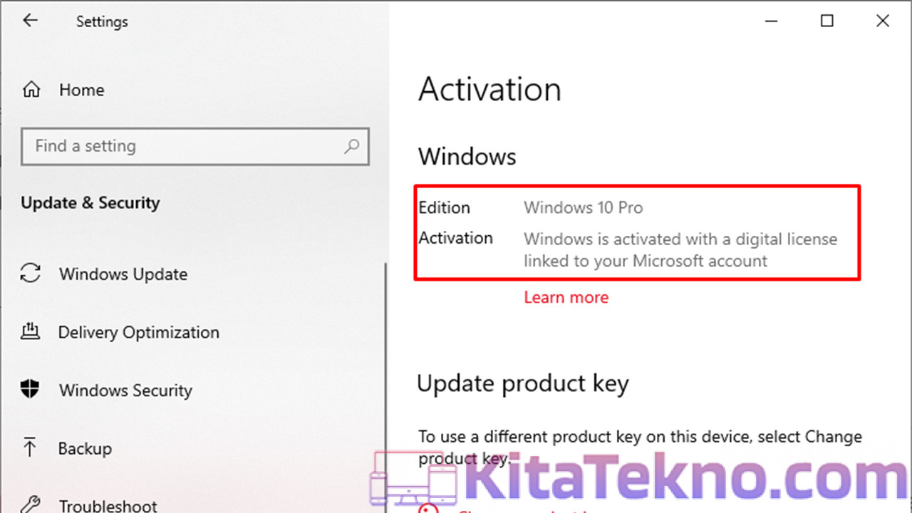 cara mengecek windows ori