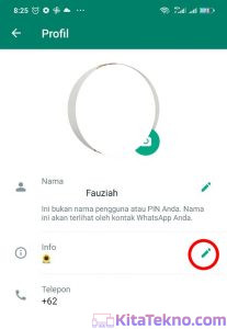 Cara Membuat Info Whatsapp Kosong
