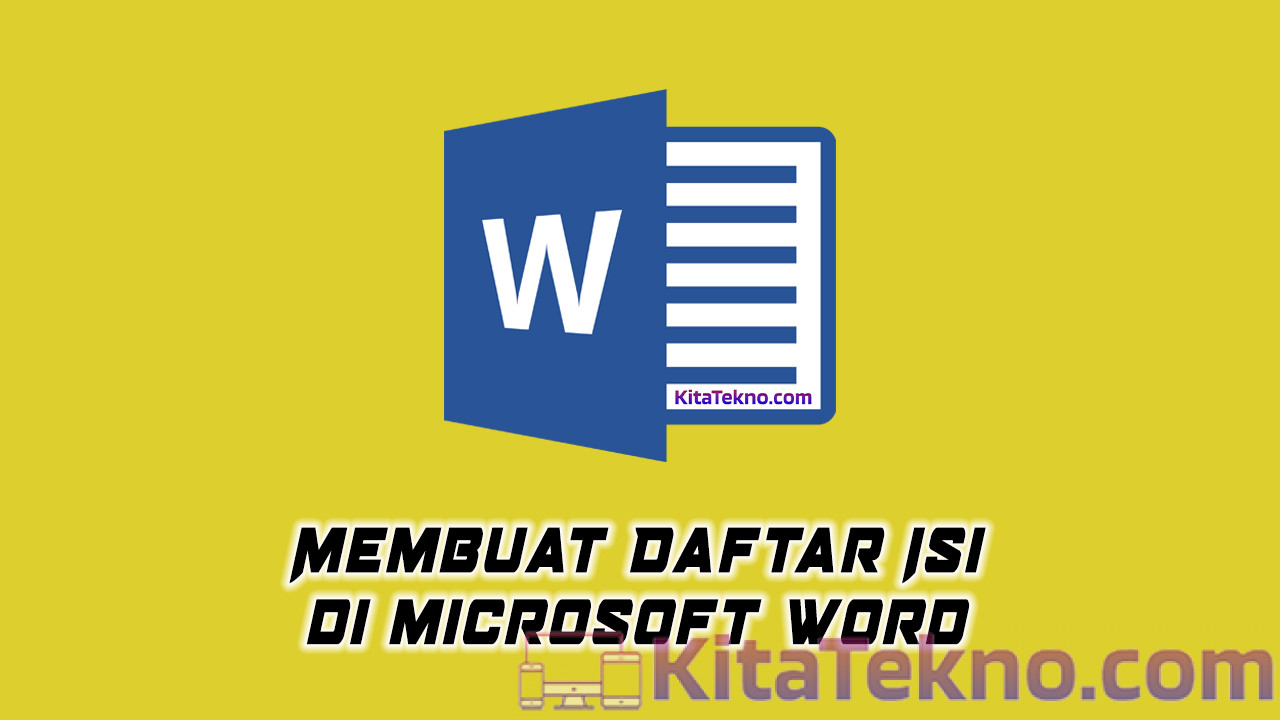 Cara Membuat Daftar Isi Word