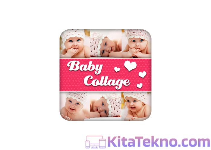 5 aplikasi frame biodata bayi baby photo collage