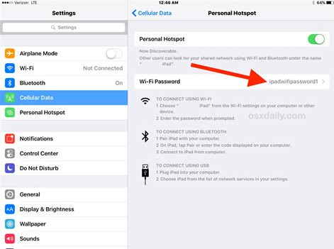 Cara Mengubah Password Hotspot di iPhone